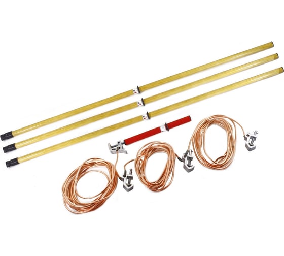 Изображение товара Переносное заземление Электро Трейд для РУ до 15кВ ЗПП-15Э-3 /70мм/ ET-Z143-3-70