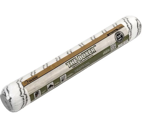 Изображение товара Малярный валик ROLLINGDOG большой The-Boxer 450 мм, премиум полиамид, ворс 12 мм, диаметр 44 мм, 2 пластиковые заглушки в комплекте 00323