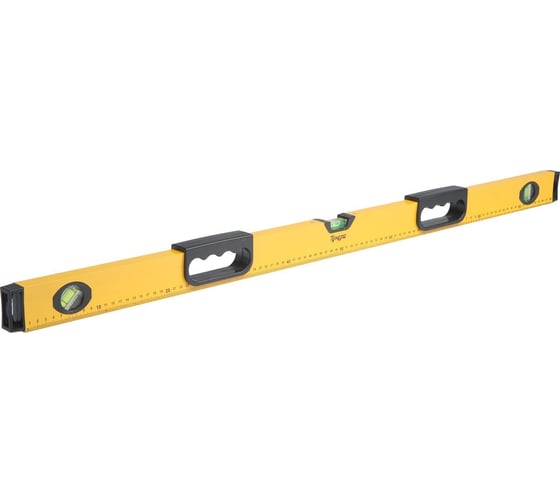 Изображение товара Алюминиевый уровень ТУНДРА магнитный эргономичные ручки, 3 глазка, 1000 мм 2964646