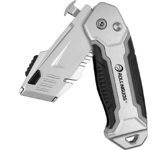 Изображение товара Складной выдвижной строительный нож ROLLINGDOG серия Professional лезвие 19 мм 50522