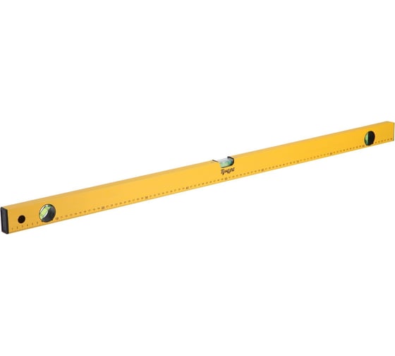 Изображение товара Алюминиевый уровень  ТУНДРА 3 глазка, линейка, 1000 мм 2964624