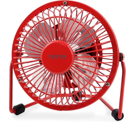 Изображение товара Вентилятор настольный MARTA MT-FN2545 красный 39959
