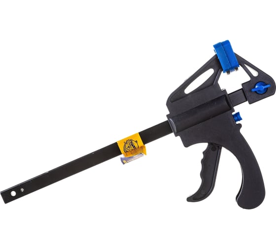 Изображение товара Струбцина ТУНДРА F-образная быстрозажимная с фиксатором, 200 х 60 х 375 мм 1818187