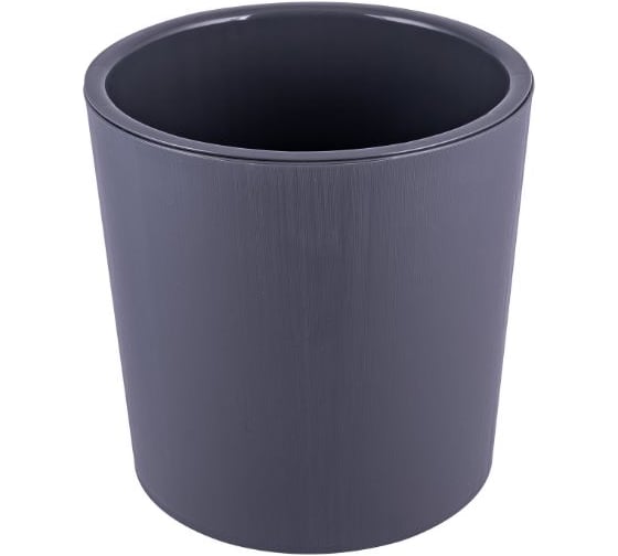 Изображение товара Горшок для цветов с дренажной вставкой Genius ПОЛИМЕРБЫТ 6.6 л, d217, h215 мм, серый 437660500