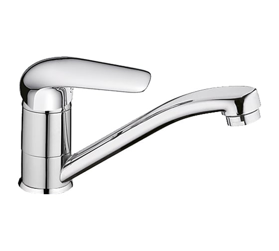 Изображение товара Смеситель для умывальника/кухни RUSH Fiji с поворотным изливом, хром FI1835-26
