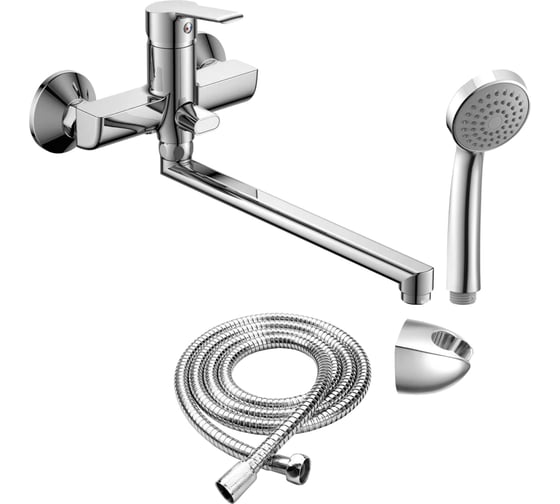 Изображение товара Смеситель для ванны RUSH Victoria с длинным поворотным изливом, хром VI7135-16