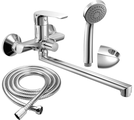 Изображение товара Смеситель для ванны RUSH Gozo с длинным, поворотным изливом, хром GZ3735-51