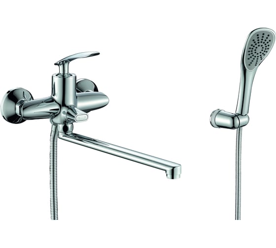 Изображение товара Одноручный смеситель для ванны RUSH Island с поворотным изливом, хром IS6535-51