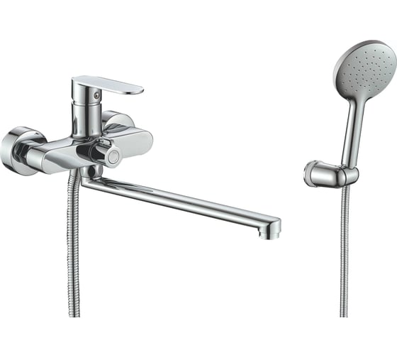 Изображение товара Одноручный смеситель для ванны RUSH Luson с поворотным изливом, хром LU1630-51