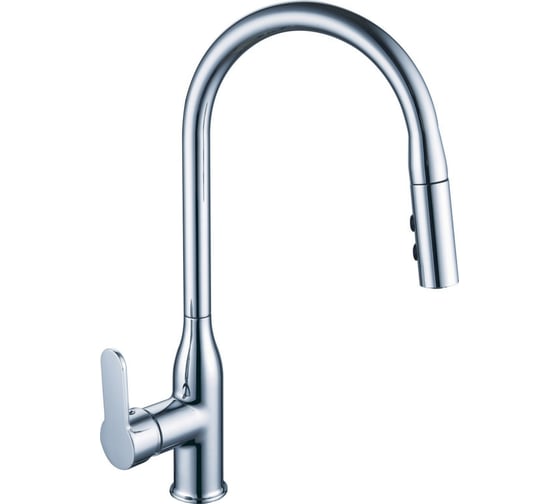 Изображение товара Одноручный смеситель для кухни RUSH с поворотным изливом и вытяжной лейкой TE2835-24