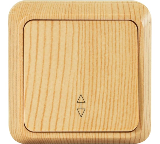 Изображение товара Одноклавишный проходной выключатель Jilion дуб 9533456