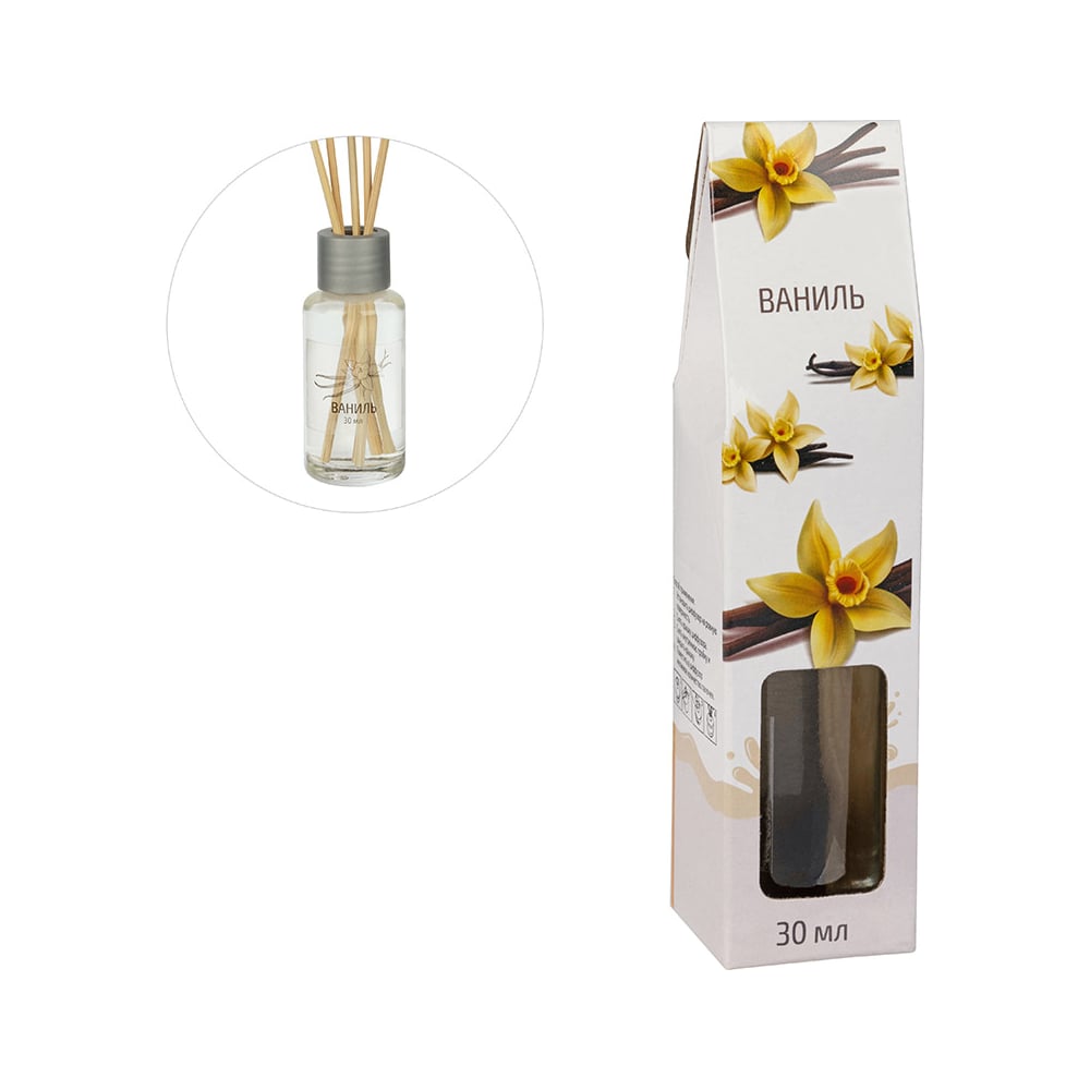 Изображение товара Диффузор для дома с палочками Волшебная страна 30 мл Ваниль