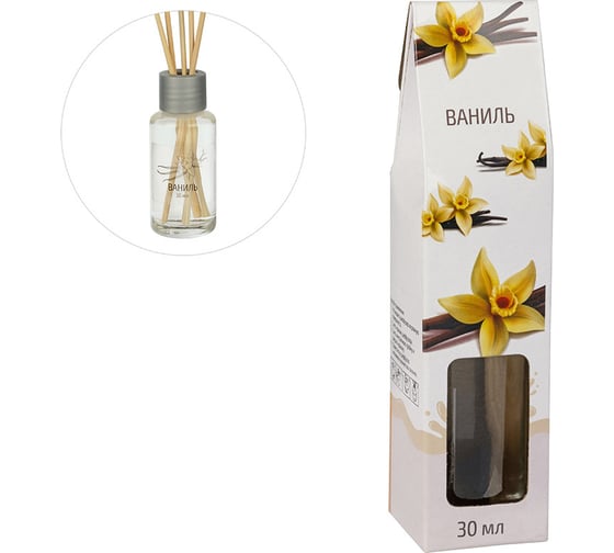 Изображение товара Диффузор для дома с палочками Волшебная страна 30 мл, аромат "Ваниль" 107504