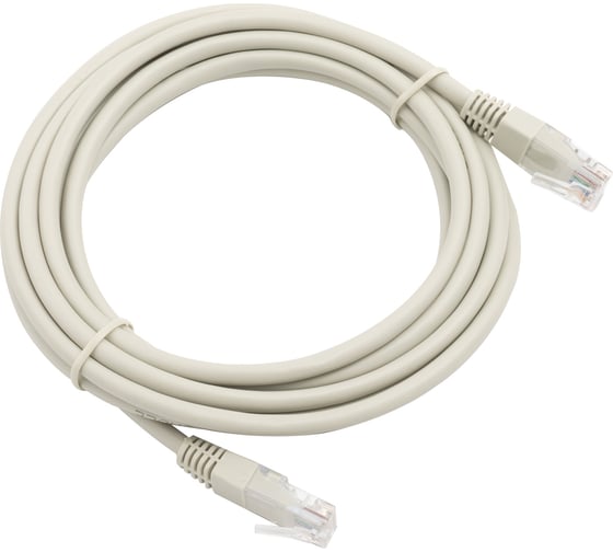 Изображение товара Кабель патч-корд A1 3 м., U/UTP, 5e, медь, серый A1-LCU5E-C-3M