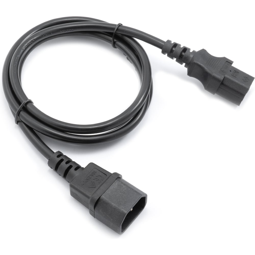 Изображение товара Кабель питания A1 PC1-C13-C14-1M сечение 3x1 мм² 2200 Вт