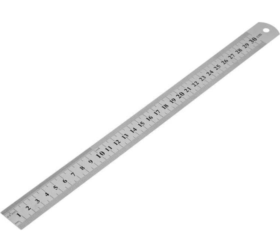 Изображение товара Измерительная линейка ТУНДРА металлическая, шкала вытравлена, 300 мм 1112955