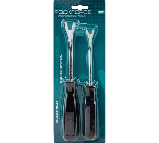 Изображение товара Набор съемников пистонов "вилка" ROCKFORCE 2 предмета L-200,230мм, в блистере RF-902U1(47718)