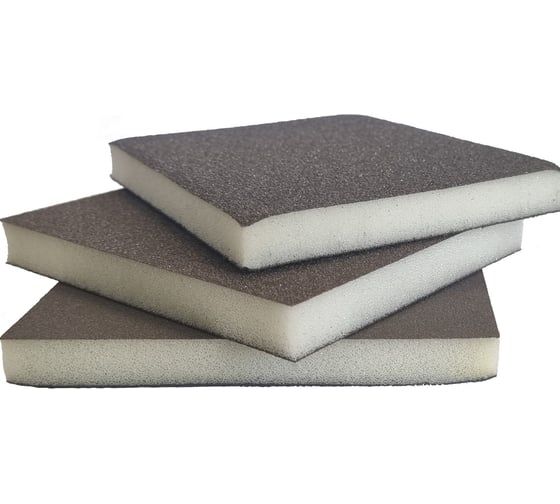 Изображение товара Набор абразивных губок двухсторонняя Р80, Р150, Р320, 3шт Flexione 90000434