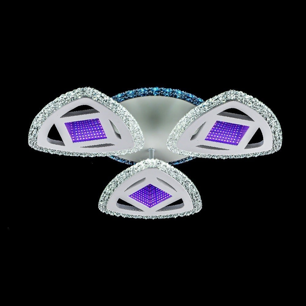 Изображение товара Потолочный светодиодный светильник ЭкономСвет 51250/3+1WT+3D