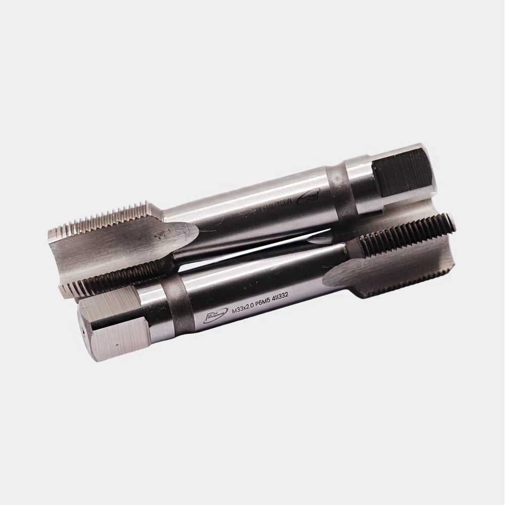 Изображение товара Метчик машинно-ручной РОСИНСТРУМЕНТ М33.0x2.0 ГОСТ 3266-81 Р6М5 комплектный 2 шт. 411332