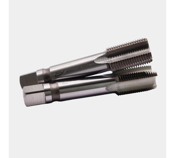 Изображение товара Метчик машинно-ручной РОСИНСТРУМЕНТ М24.0x2.0 ГОСТ 3266-81 Р6М5 комплектный 2 шт. 411242