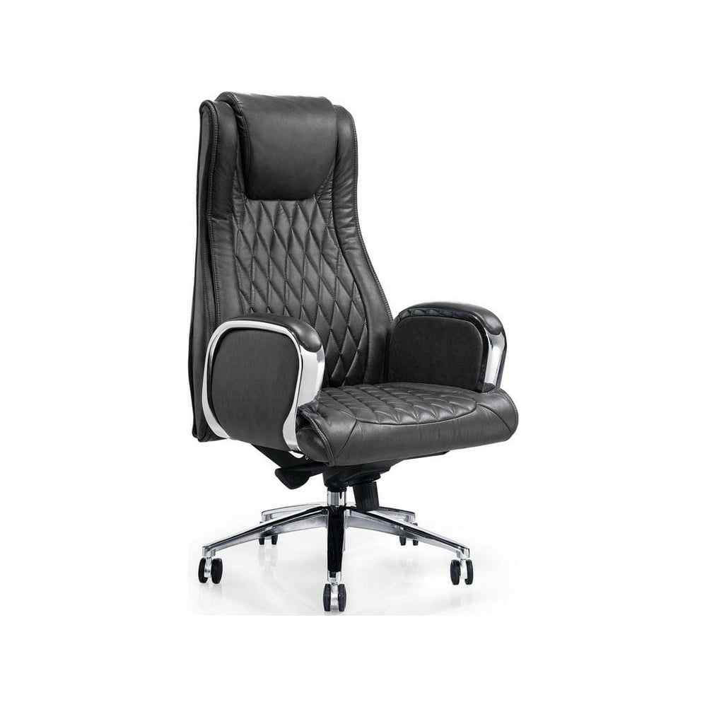 фото Кресло руководителя easy chair bnjl echair-518 ml кожа черная, хром 297349