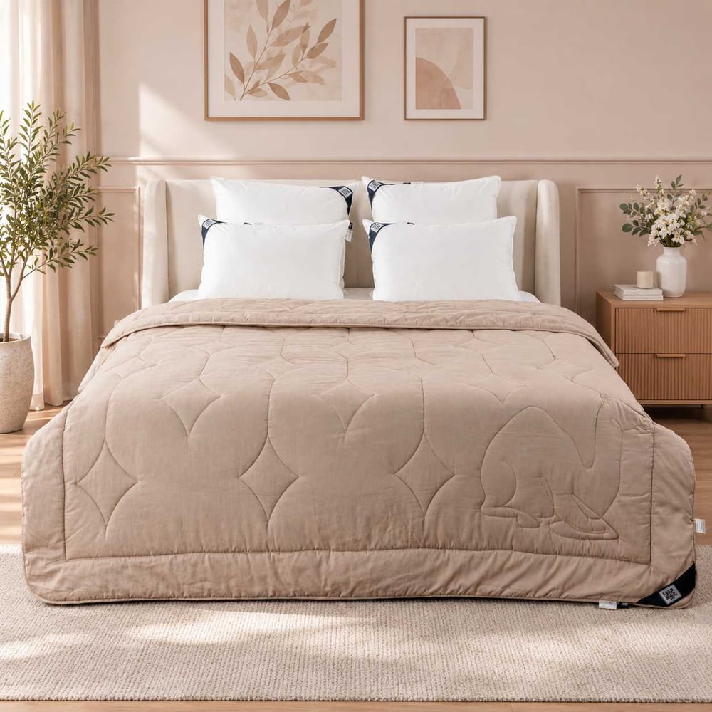 Изображение товара Теплое стеганое одеяло EDELSON CAMEL WOOL 172x205 см ECW- 18-53 Изображение товара Теплое стеганое одеяло EDELSON CAMEL WOOL 172x205 см ECW- 18-53