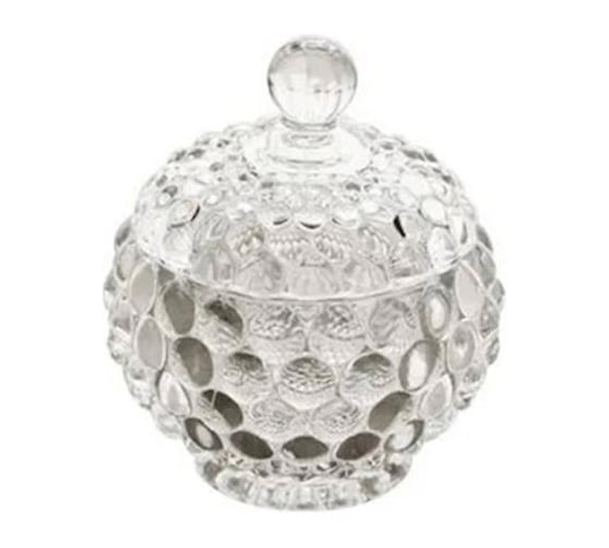 Изображение товара Сахарница стеклянная Mallony 150 мл, DOLCE, с рельефным корпусом 107619