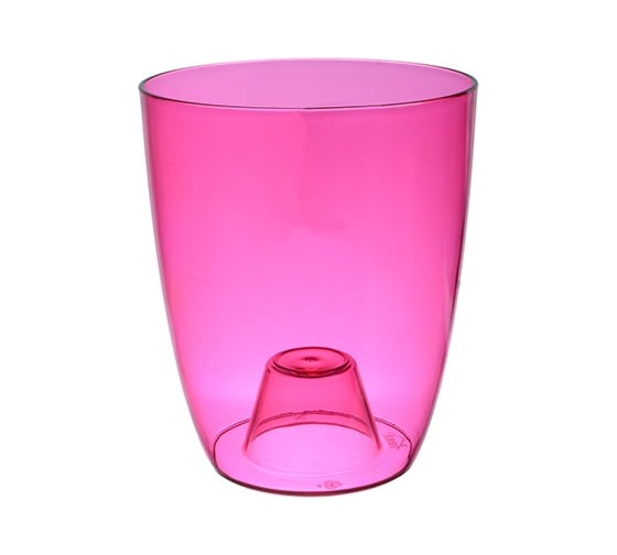 Изображение товара Кашпо IDEA ОРХИДЕЯ D160мм М 3149 Розовый прозрачный