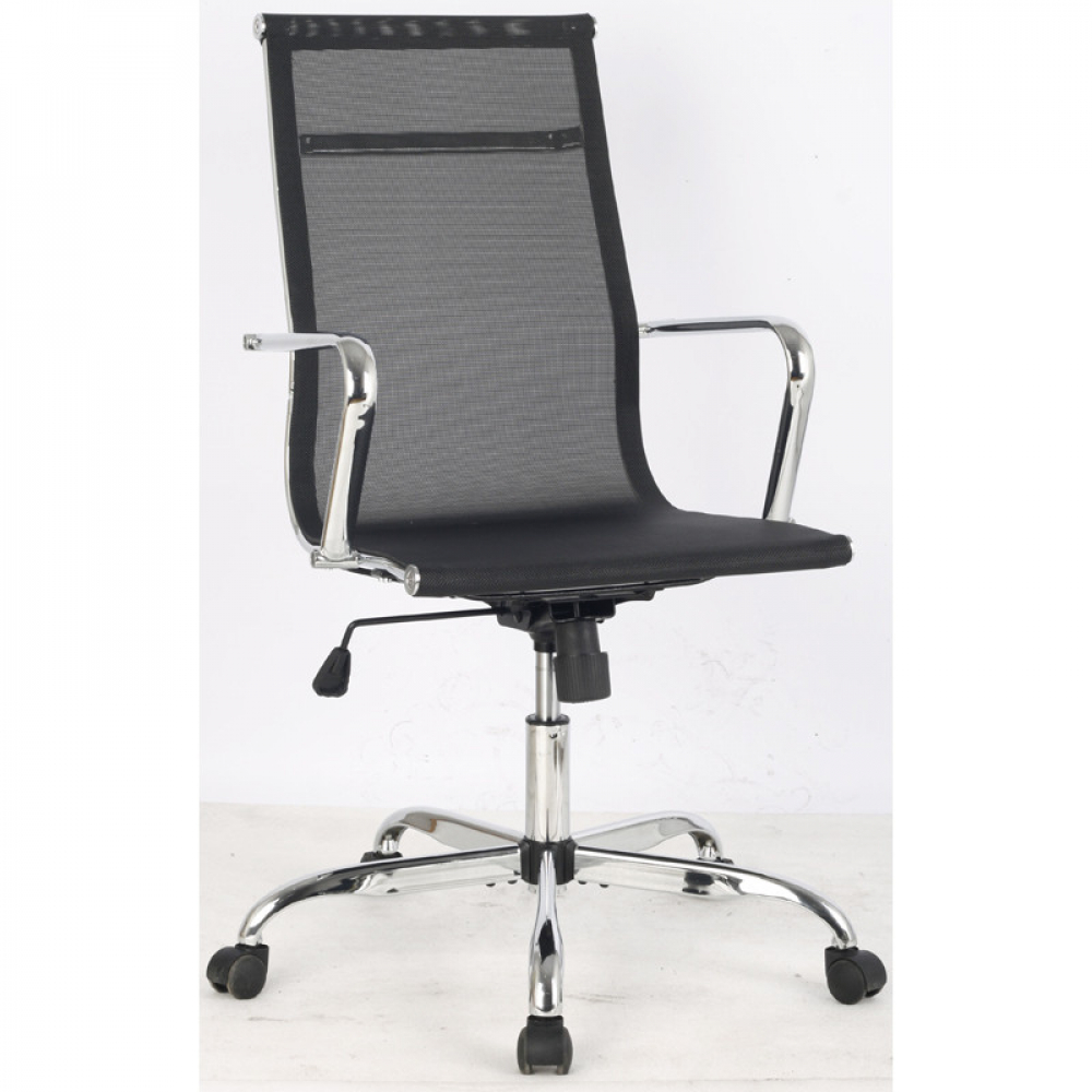 фото Кресло руководителя easy chair bnhg echair-706 t net сетка черная, хром 481269