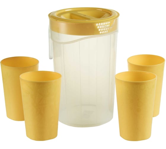 Изображение товара Набор Архимед кувшин 2л + 4 стаканов 0,33л Р2072