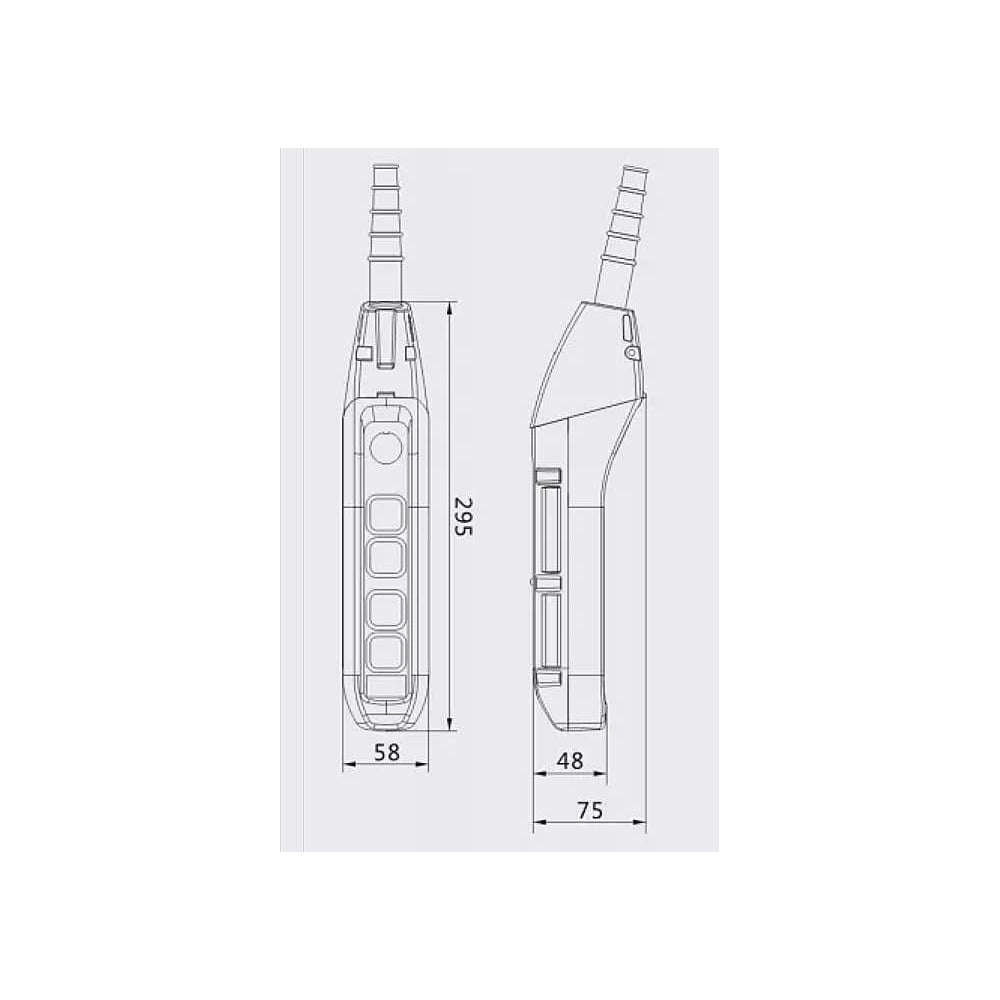 Изображение товара Пульт управления OCALIFT 4 кнопки М5 2 скорости IP55 TNHA1-62FYS