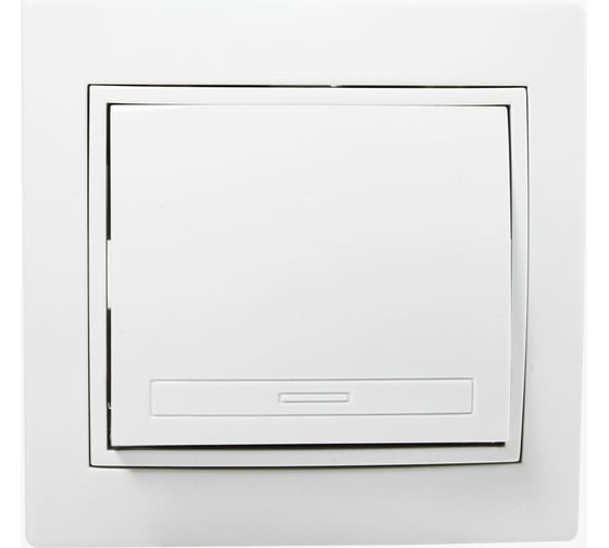 Изображение товара Одноклавишный выключатель Jilion белый 9533116