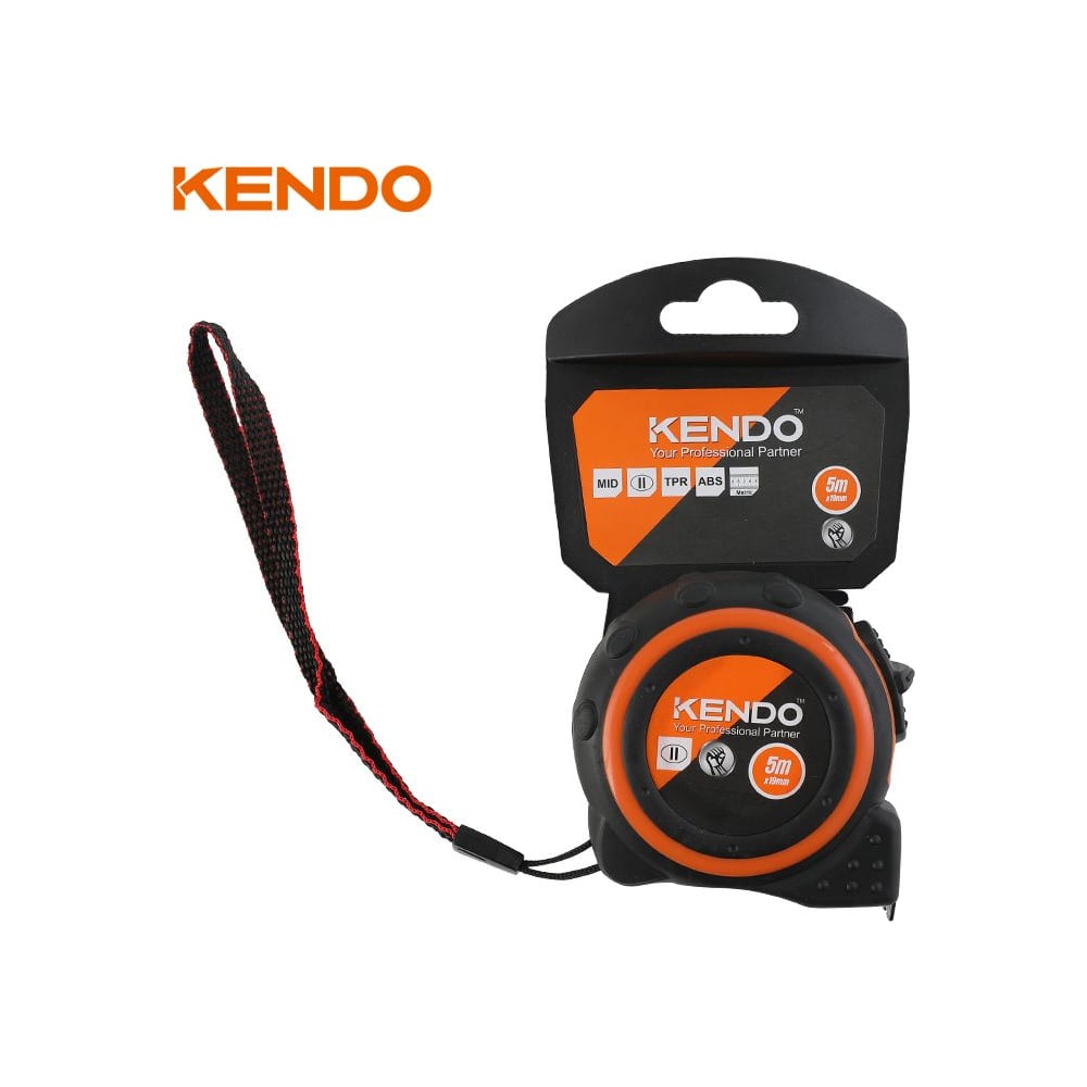 Изображение товара Рулётка KENDO 3 м x 16 мм, надежная и точная измерительная лента