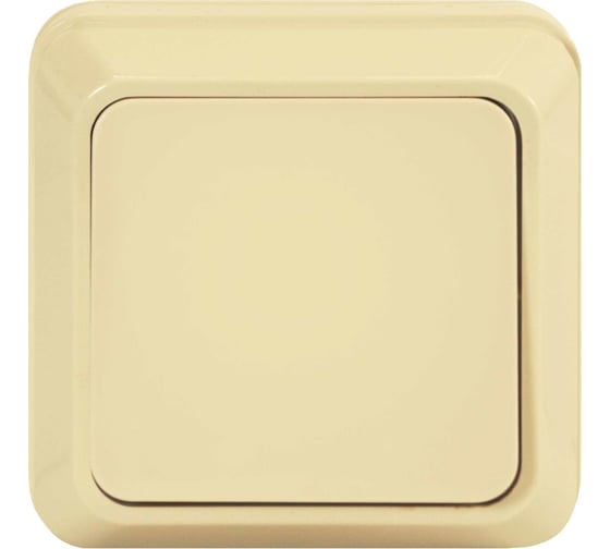 Изображение товара Одноклавишный выключатель Jilion бежевый 9533401