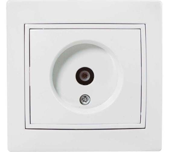 Изображение товара Телевизионная розетка Jilion белый 9533184