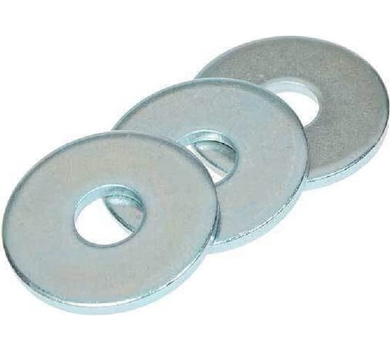 Изображение товара Усиленная шайба BEFAST DIN 9021, покрытие белый цинк М10, 10 кг 90211010S