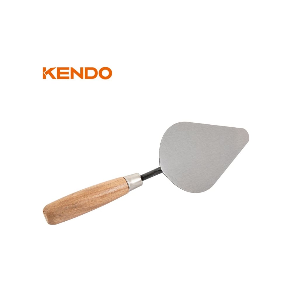 Изображение товара Мастерок KENDO 200 мм с деревянной рукояткой для ремонта и строительства