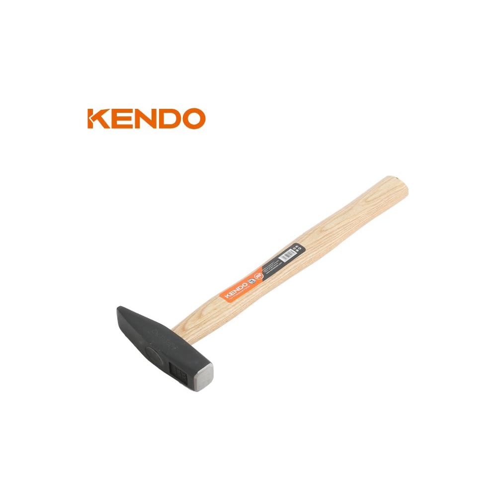 Изображение товара Молоток слесарный с деревянной рукояткой KENDO 273гр 25213