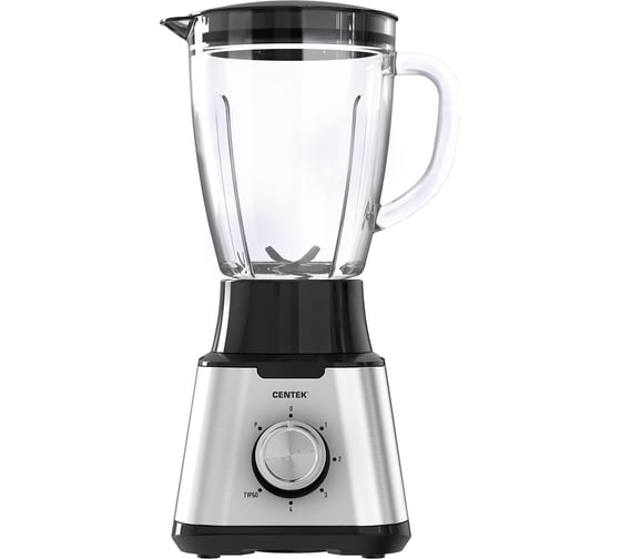 Изображение товара Блендер настольный Centek 1200 Вт стеклянный стакан 1.5 л, 5 скоростей + Pulse, 4 лезвия CT-1304