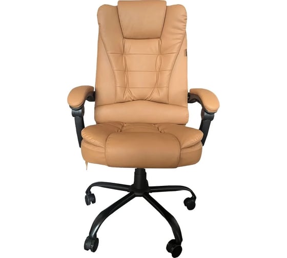 Изображение товара Кресло CACTUS с вибромассажем CS-CHR-OC05M-BR бежевый экокожа с подголовником 2000505