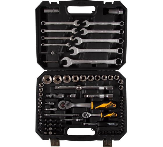 Изображение товара Универсальный набор инструментов TOLSEN 82 предмета 15143