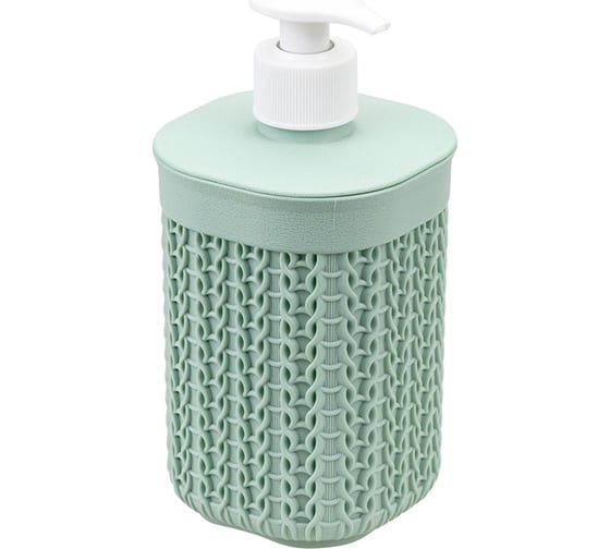 Изображение товара Диспенсер для мыла IDEA вязание (Фисташковый) М 2239 Фисташковый