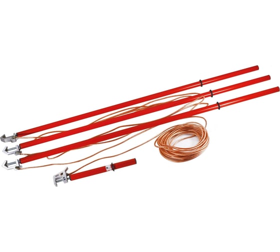 Изображение товара Переносное заземление Электро Трейд для ВЛ до 35 кВ ЗПЛ-35Э-3 /35мм/ ET-Z160-35