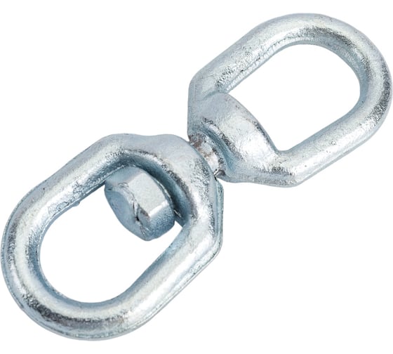 Изображение товара Вертлюг петля-петля Fixbox 6 мм белый цинк 1 шт 551600