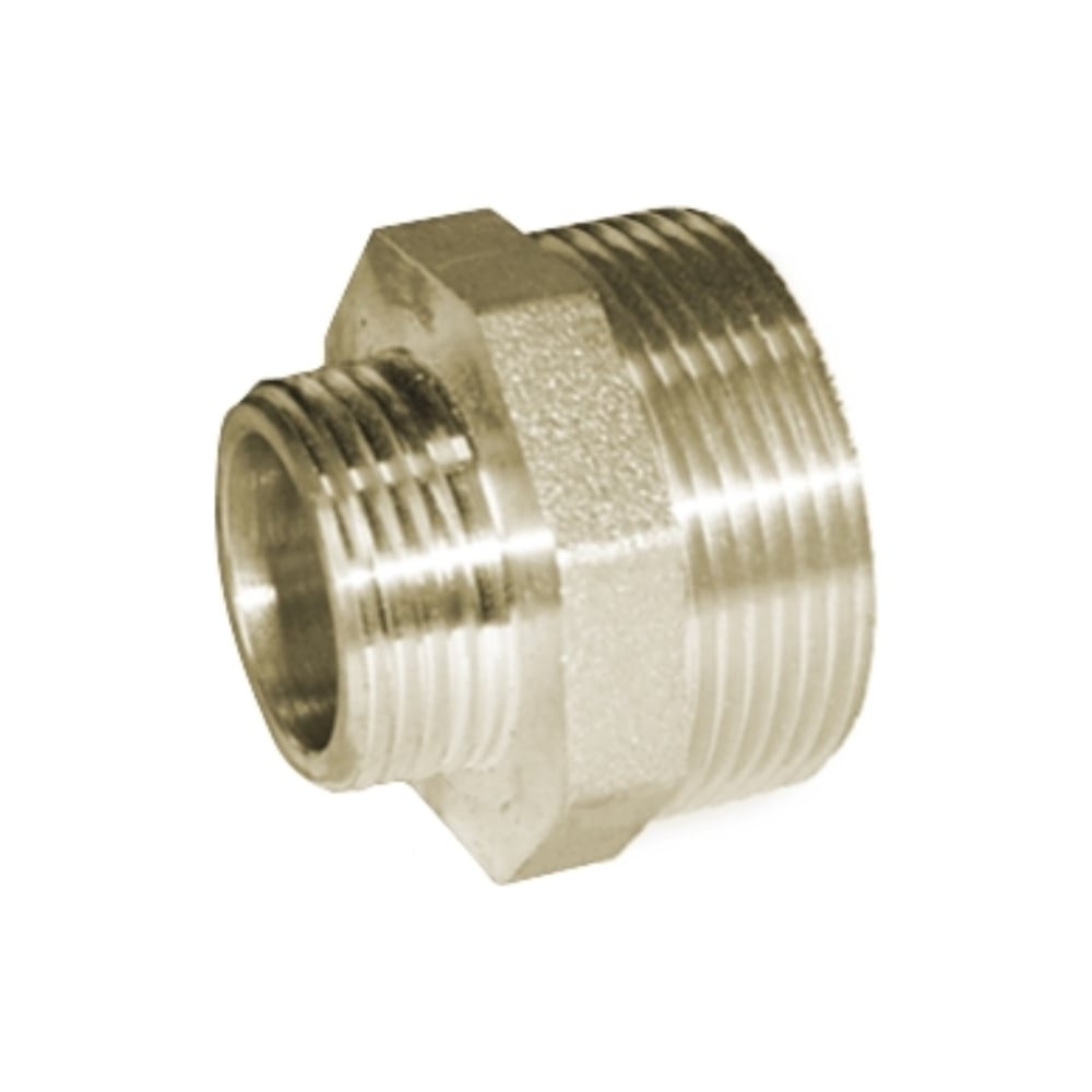 Изображение товара Переходной ниппель EUROS 1 1/4" x 1/2" никелированная латунь, наружная резьба