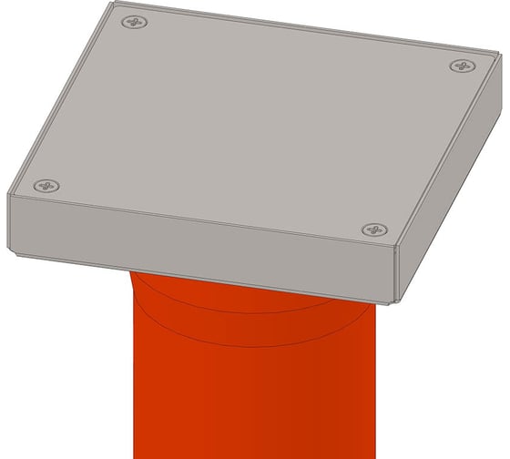 Изображение товара Лючок прочистка Lucky Guy ревизия, DN110, нержавеющая сталь 150 04 184184 34 НЖр