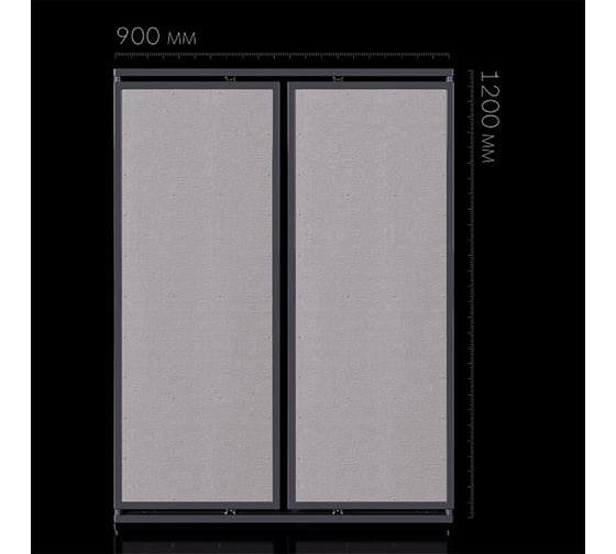 Изображение товара Люк двустворчатый под плитку Shagma 900x1200 мм ЛС900х1200Д