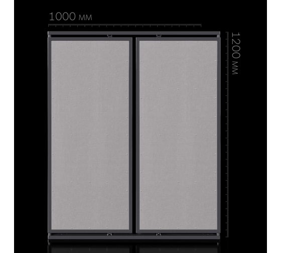 Изображение товара Люк двустворчатый под плитку Shagma 1000x1200 мм ЛС1000х1200Д