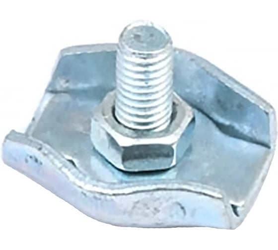 Изображение товара Зажим троса Fixbox Simplex 4 мм белый цинк 1 шт 243350